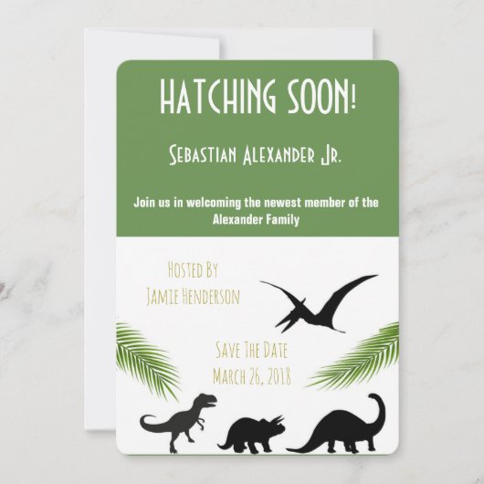 Invitation Baby shower (Devant)