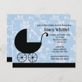 Invitation baby shower (Devant / Derrière)