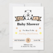 Invitation Baby shower (Devant)