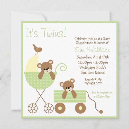 Invitation Baby shower (Devant)