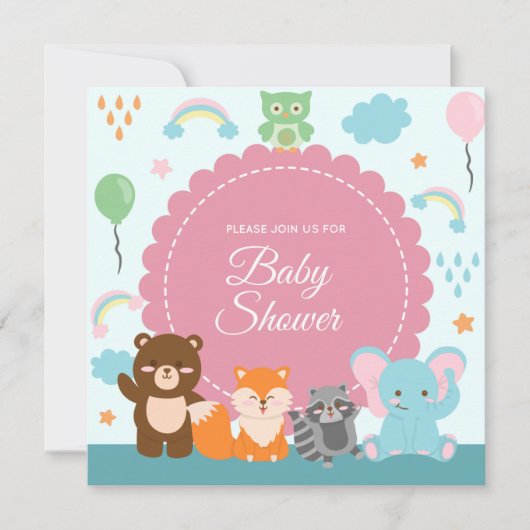 Invitation baby shower (Devant)
