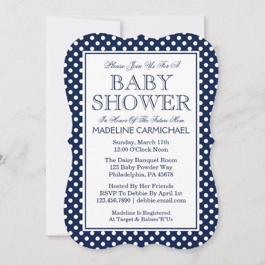 Invitation Baby shower (Devant)