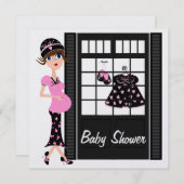 Invitation baby shower (Devant / Derrière)