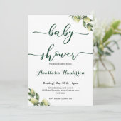 Invitation baby shower (Debout devant)