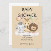 INVITATION BABY SHOWER (Devant / Derrière)