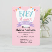 Invitation baby shower (Debout devant)