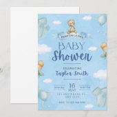 Invitation Baby shower (Devant / Derrière)