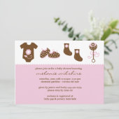 Invitation Baby shower (Debout devant)