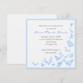 Invitation Baby shower (Devant / Derrière)