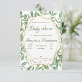 Invitation baby shower (Debout devant)