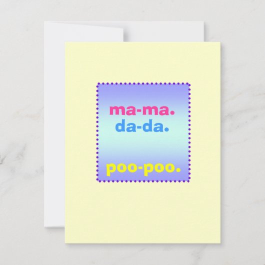 Invitation Baby shower (Devant)