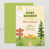 Invitation Baby Shower (Devant / Derrière)