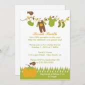 Invitation Baby shower (Devant / Derrière)