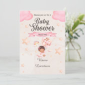 Invitation Baby shower (Debout devant)
