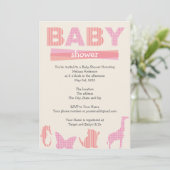 Invitation Baby shower (Debout devant)