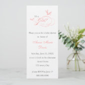 Invitation baby shower (Debout devant)