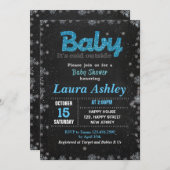Invitation baby shower (Devant / Derrière)