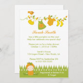 Invitation Baby shower (Devant / Derrière)