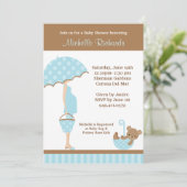 Invitation Baby shower (Debout devant)