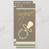 Invitation Baby shower (Devant / Derrière)