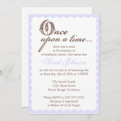 Invitation Baby shower (Devant / Derrière)