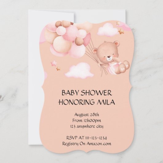 INVITATION BABY SHOWER (Devant)