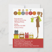 Invitation baby shower (Devant)