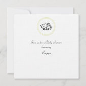 invitation baby shower (Devant)