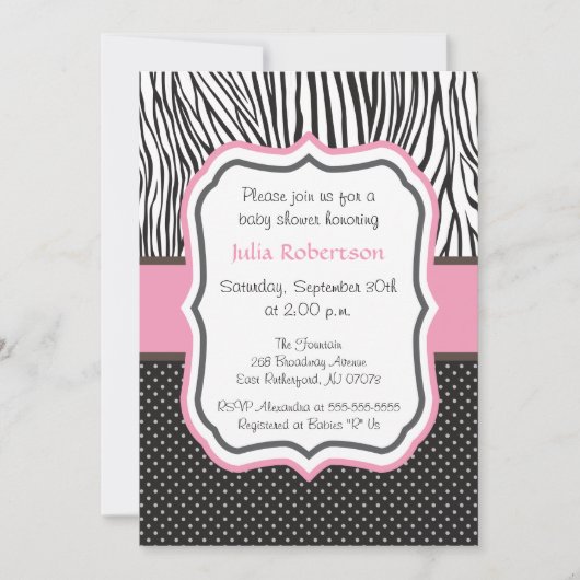 Invitation Baby shower (Devant)