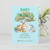 INVITATION BABY SHOWER (Debout devant)