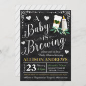 Invitation Baby shower (Devant / Derrière)