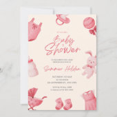 Invitation baby shower (Devant)