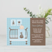 Invitation baby shower (Debout devant)