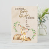 Invitation Baby shower (Debout devant)