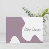 Invitation Baby shower (Debout devant)