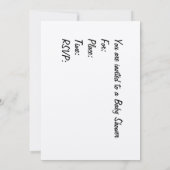 Invitation Baby shower (Dos)