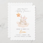 Invitation Baby shower (Devant / Derrière)