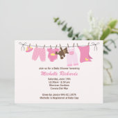 Invitation Baby shower (Debout devant)
