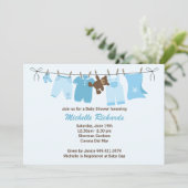 Invitation Baby shower (Debout devant)