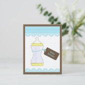 Invitation baby shower (Debout devant)