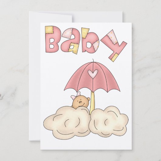 Invitation baby shower (Devant)