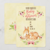 Invitation Baby shower (Devant / Derrière)