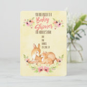 Invitation Baby shower (Debout devant)