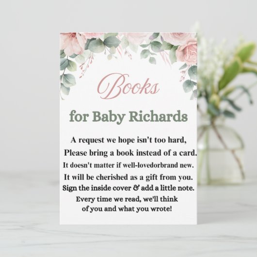 Invitation Baby shower (Debout devant)