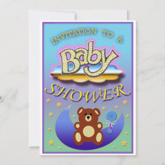 Invitation Baby shower (Devant)