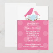 Invitation baby shower (Devant / Derrière)