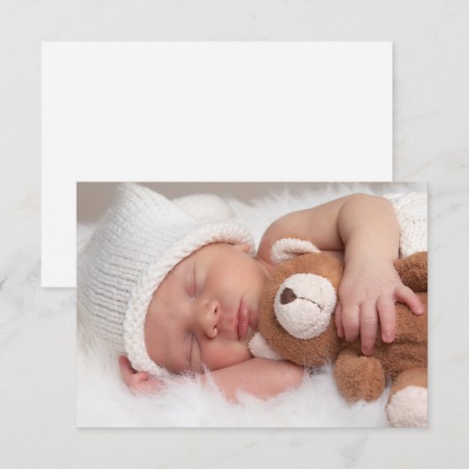 Invitation baby shower (Devant / Derrière)