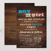 Invitation baby shower (Devant / Derrière)