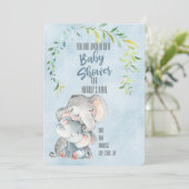 Invitation Baby shower (Debout devant)