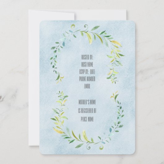 Invitation Baby shower (Dos)